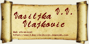 Vasiljka Vlajković vizit kartica